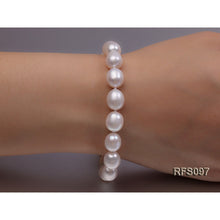 Qalereya görüntüsünə şəkil yükləyin, Premium keyfiyyətli 9-10 milli böyüklükdə barok mirvari dəst