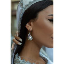 Qalereya görüntüsünə şəkil yükləyin, &quot;Buta&quot; dizaynlı əl işi premium italyan gümüşü dəst, gümüşü-bənövşəyi
