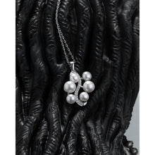 Qalereya görüntüsünə şəkil yükləyin, Altı mirvarili italyan gümüşü premium mirvari dəst
