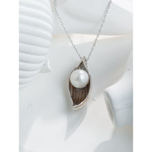 Qalereya görüntüsünə şəkil yükləyin, Su damlası dizaynlı ecazkar gözəllikdə italyan gümüşü mirvari dəst
