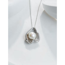 Qalereya görüntüsünə şəkil yükləyin, Balıqqulağı dizaynlı qaşsız italyan gümüşü premium mirvari dəst
