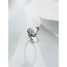 Qalereya görüntüsünə şəkil yükləyin, Balıqqulağı dizaynlı qaşsız italyan gümüşü premium mirvari dəst
