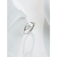 Qalereya görüntüsünə şəkil yükləyin, Ecazkar dizaynlı zərif italyan gümüşü premium mirvari dəst
