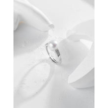 Qalereya görüntüsünə şəkil yükləyin, Asma dizaynlı italyan gümüşü premium mirvari dəst
