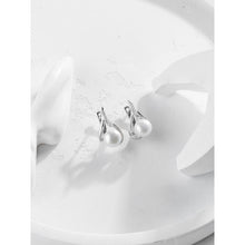 Qalereya görüntüsünə şəkil yükləyin, Ecazkar dizaynlı italyan gümüşü premium mirvari dəst
