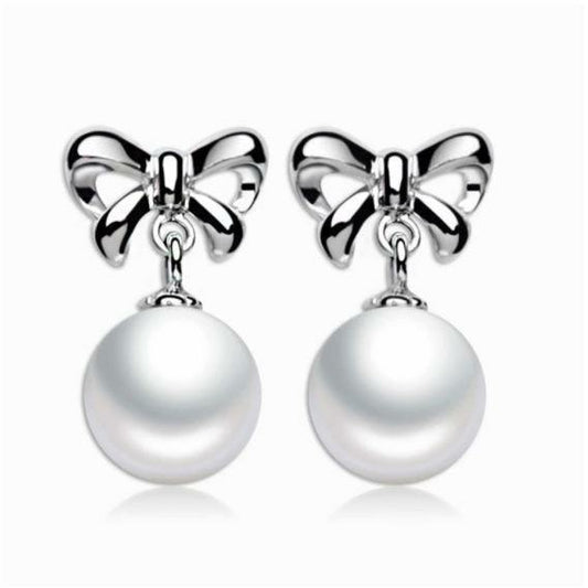 Bantik dizaynlı mirvari sırğa