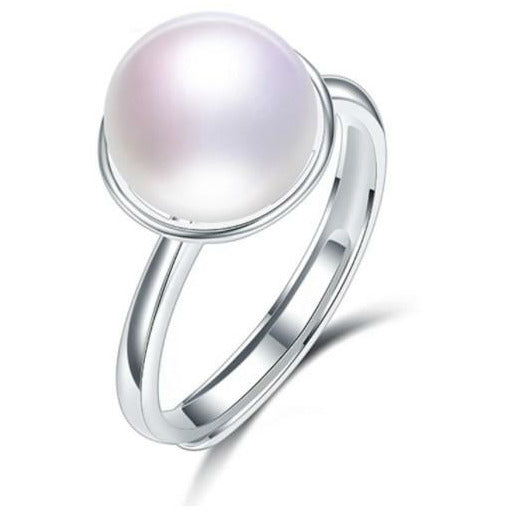 Qaşsız sadə mirvari üzük